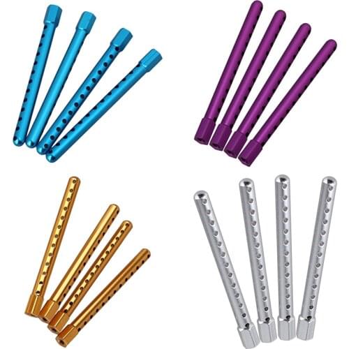 4PCS 102037 Aluminum RC 1:10 Alloy Body Post Mounts for HSP Road Racing Model Car Upgrade