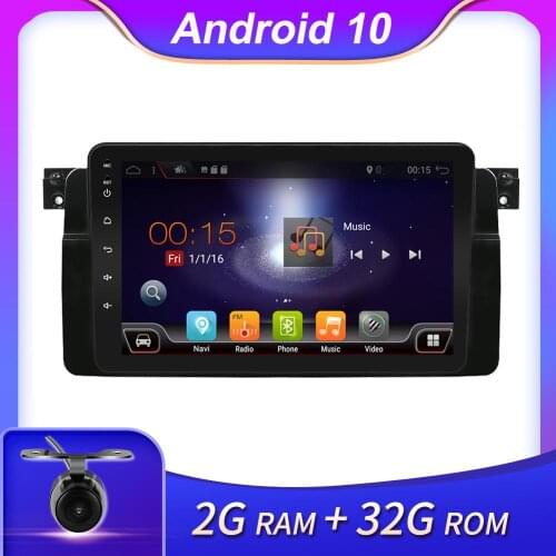8" Android 10.0 Car Radio Auto for BMW E46 3 Series Compact Convertible stereo GPS Navigation Camera WIFI RDS Carplay