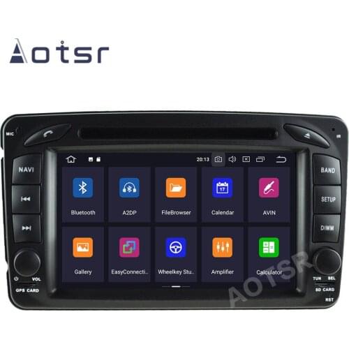 AOTSR 2 Din Car Radio Coche Android 10 For Mercedes Benz Vaneo Viano Vito C-W203 CLK-C209 W209 G-W463 2Din Multimedia Player