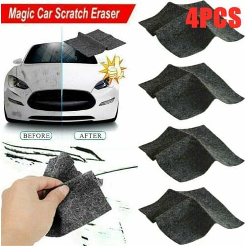 Sparkle Cloth Nail Marks Scratch Remover Nano Polishing Repair Surface Tool 4Pcs
