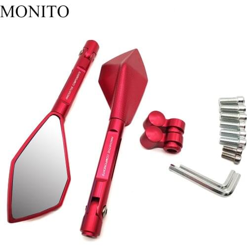 For Honda X-ADV 750 Grom MSX125 MSX125SF Vespa 2017 2018 2019 CNC Full Aluminum Motorcycle Mirrors Rearview Side Mirror Convex