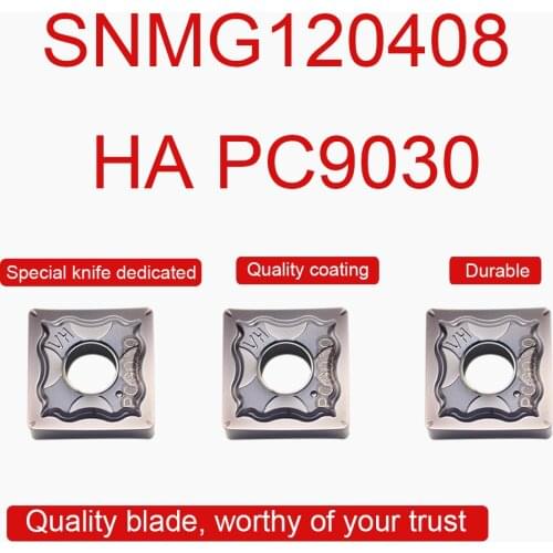 10PCS High Quality SNMG120408 HA PC9030 Carbide Inserts External Turning Tool CNC Lathe Cutting Tool Machine