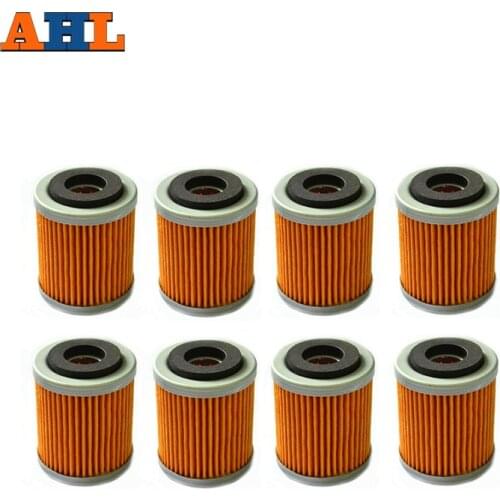 AHL 6pcs High Performance Powersports Cartridge Oil Filter for YAMAHA YFM 350 400 TTR 250 YZ 426 250 WR 426 250 400 YFP350