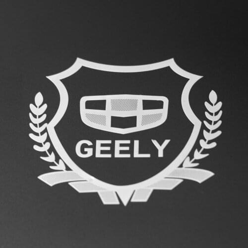 2pcs Car Styling Metal scorpion Motors Emblem Car Side Door and Window Visor Badge Sticker For Geely Emgrand X7 EC7 Atlas Boyue