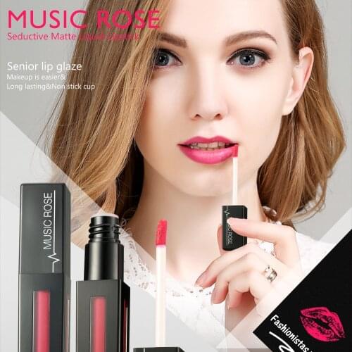 Natural Color Development Anti-smudge Long Lasting Moisturizing Velvet Matte Lip Glaze Liquid Matte Non-stick Cup Lip Gloss Set