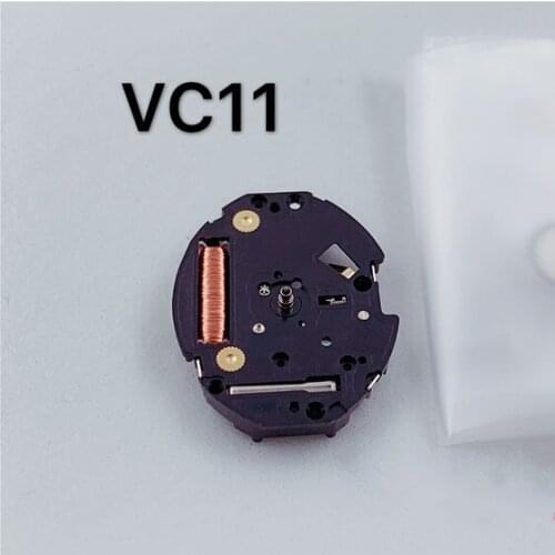 New original VC11 quartz movement three - pin calendar - free watch accessories without batteries