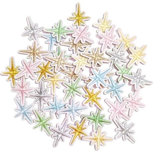 Custom Wholesale New Embroidered Cloth Stickers Phone Case Journal Book Stickers Clothes Patch Self-Adhesive Cloth Stickers