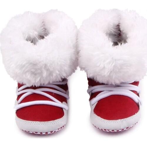 Winter Warm Newborn Baby Boys Girls First Walkers Shoes Infant Toddler Soft Rubber Soled Booties for newborns