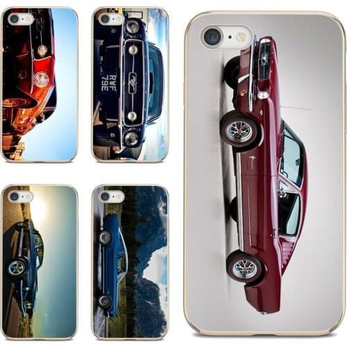 For Xiaomi mi Redmi Note 3 4 4X 5 6 7 8 8t 9 9s 9t 10 pro lite Silicone Cover Ford-Mustang-1966-Super-Car-Wallpaper