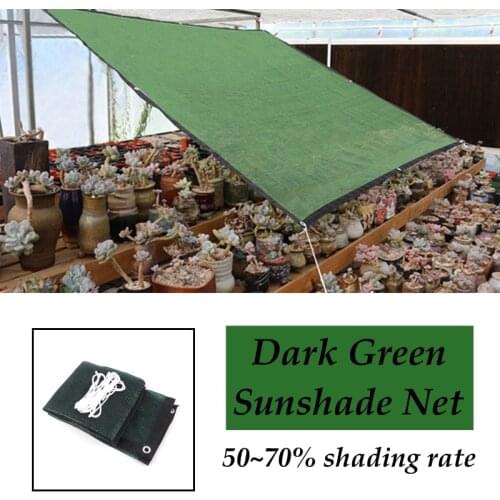 50~70% Shade Rate New HDPE Anti-UV Garden Succulent Plants Shading Nets Sunshade Sails Balcony Sun Shade Net Sunscreen Net
