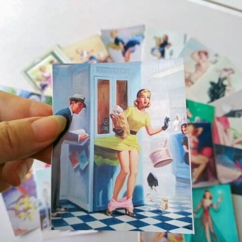 Three Ratels Sexy Girl Decal Waterproof Stickers For Car Skateboard Suitcase Guitar Luggage Laptop Phone Classic Toy