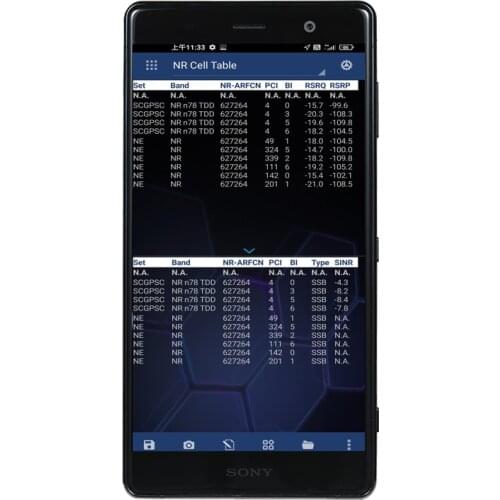 Nemo Handy Nemo Phone XZ2P H8166 Drive Test Phone Support GSM HSPA LTE NR Measurements For NEMO Outdoor Test