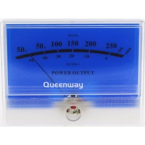 V-017 Audio Power Amplifier VU Meter DB Level Header indicator Peak DB table for McIntosh With Backlight