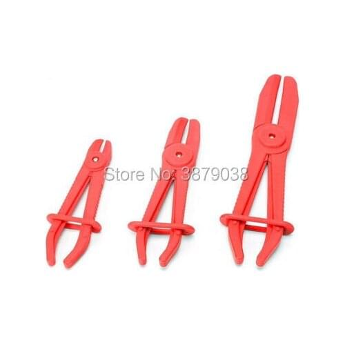 3-piece plastic tubing shut-off pliers tubing sealing pliers auto repair plastic pliers car tubing clamp tool T0234