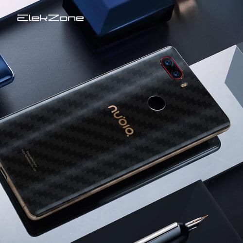 5pcs/lot For ZTE Nubia Z17 Z11 Z18 Z17 s mini miniS MAX V18 Back Cover Protective Film 3D Carbon Fiber Rear Screen Protector