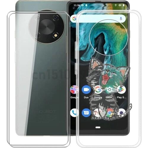 3-in-1 Glass+Silicone Cover For Cubot Note 20 Pro Case For Cubot Note 20 Tempered Glass Screen Protector For Cubot Note 20 Pro
