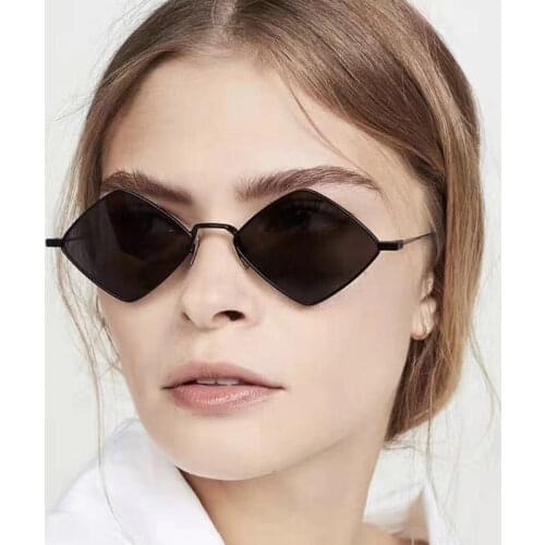 Fashion Retro Diamond Sunglasses Women Sun Glasses Lens Alloy Sunglasses Female Eyewear Frame Driver Goggles Sungalsses Men