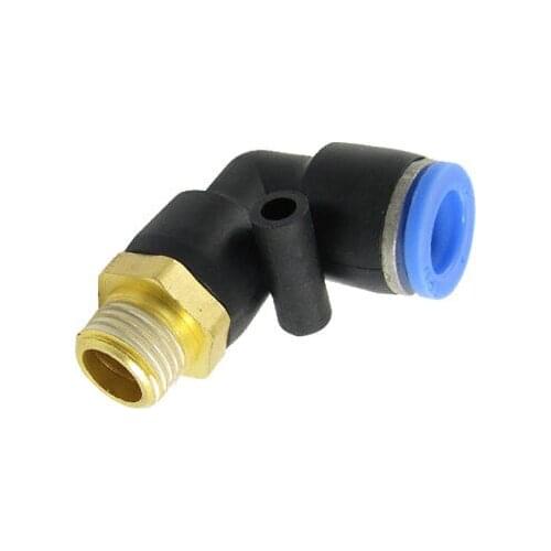 10mm Hole 12mm Screw Pneumatic Quick Fitting Connector