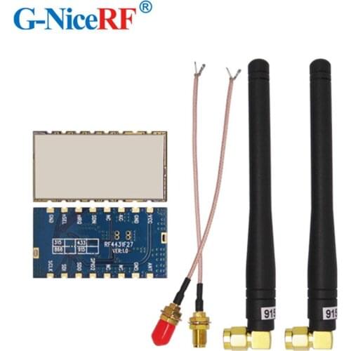 10pcs/lot 500mW SPI Interface embedded anti-interference 915MHz FSK Wireless Module RF4432F27