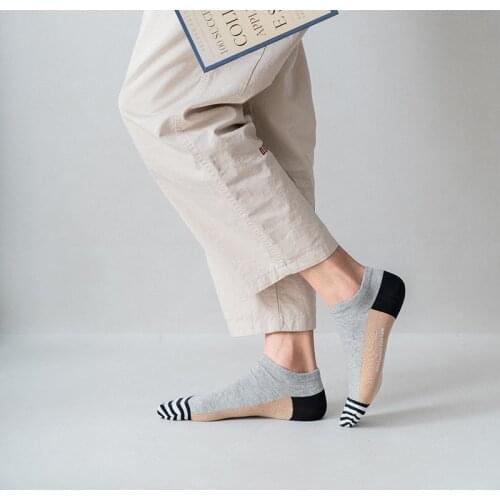 3 Pairs/Lot Spring Autumn Summer Men’s Cotton Ankle Socks Short New Casual Novelty Colorful Anti-Bacterial Boat Socks Quality