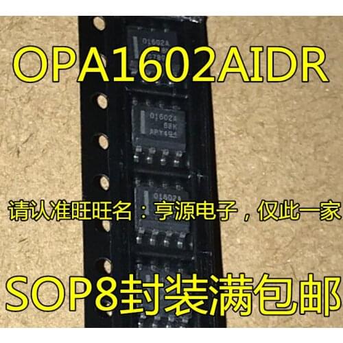 5pieces OPA1602A OPA1602AIDR O1602A 0162A SOP-8