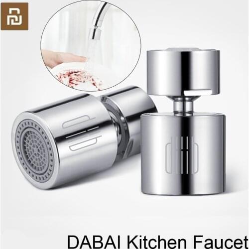 Youpin DABAI Kitchen Faucet Aerator Water Diffuser Bubbler Zinc alloy Water Saving Filter Head Nozzle Tap Connector Double Mode