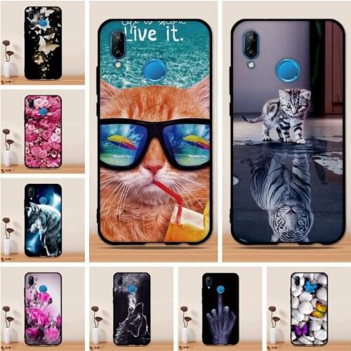For Huawei P20 Lite Case Cover for Huawei P20 Lite Soft Silicone TPU Cool Patterned Printed Back Cover for Huawei P20 Lite Cases