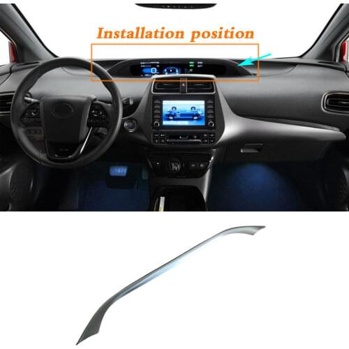 For Toyota Prius 2016 2017 2018 car sticker inner trim ABS middle console control Auto interior moulding panel accessories