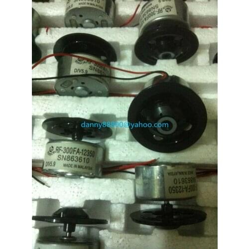 10pcs/ lot Original Mabuchi RF-300FA-12350 / RF-300F-12350 DC 5.9V Spindle Motor with Disk Holder Tray for CD DVD DV34 Mechanism