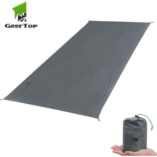 GeerTop Ultralight Camping Mat Waterproof Tent Tarp Sun Shelter Tear Resistant Ground Sheet Picnic Beach Blanket Hiking Tourist