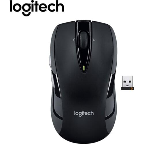 Logitech M546 Wireless Mouse with 2.4GHz USB Receiver Ergonomic 1000 DPI Optical Mice For Desktop Laptop PC Office Home Gamer