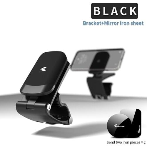 Magnetic Car Phone Holder Dashboard HUD Clip Vent Mount Universal GPS Stand Mobile Phone Holders Magnet Support Bracket