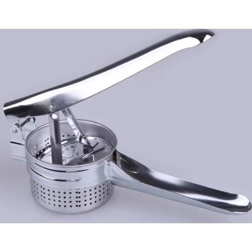 Potato Mashers Ricers Kitchen Cooking Tools Stainless Steel Pressure Mud Puree Vegetable Fruit Press Maker Garlic Presser LX2794