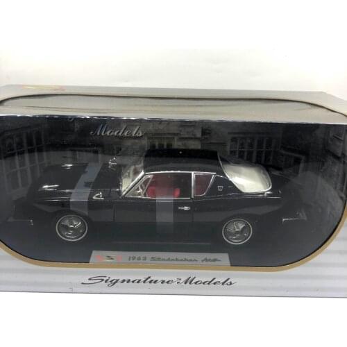 Diecast 1:18 Scale Alloy Car Model 1963 Adult Collectible Decoration Ornaments Boys Vehicle Toysouvenir Display Gift Show