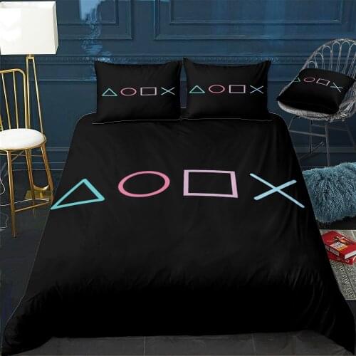 Controller Symbols Duvet Cover Twin/Queen/King Size Luxury Comforter Bedding Set With Pillowcase Home Bed Decora Dropshipping