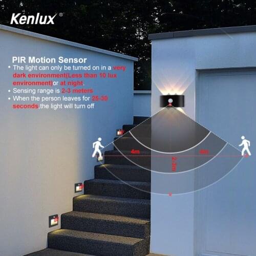 Nordic Wall Lamp Led Aluminum Indoor Up Down Sensor Motion Step Stair Modern For Home Stairs Bedroom Bedside Bathroom Light