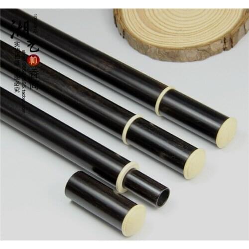 Delicate ebony inlaid imitation teeth long joss stick cone incense tube box censer teachers appliance manufacturers wholesale