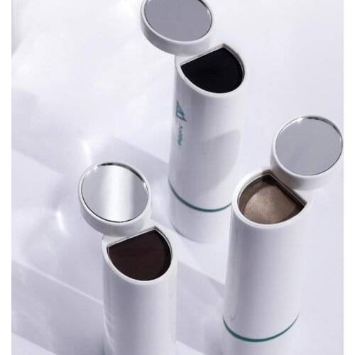 New 1 Pcs Eyebrow Powder New Sponge Head Anti-sweat Eyebrow Beautification Brushes Mirro Repair With Palette Powder R1Z8