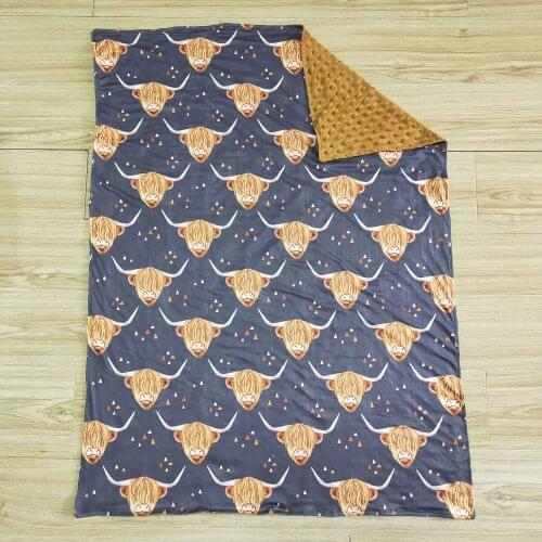 2021 RTS Swaddling Newborn baby children Soft polyester blankets Infant Blanket Wholesale Popular Printed 73*83cm