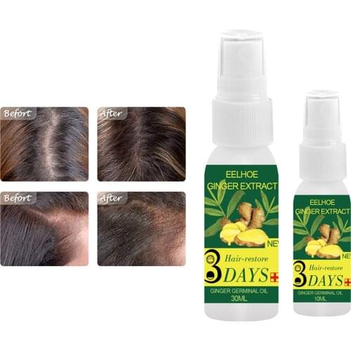 Organic Ginger Hair Growth Essential Oil Hair Care Serum 100% Pure Natural