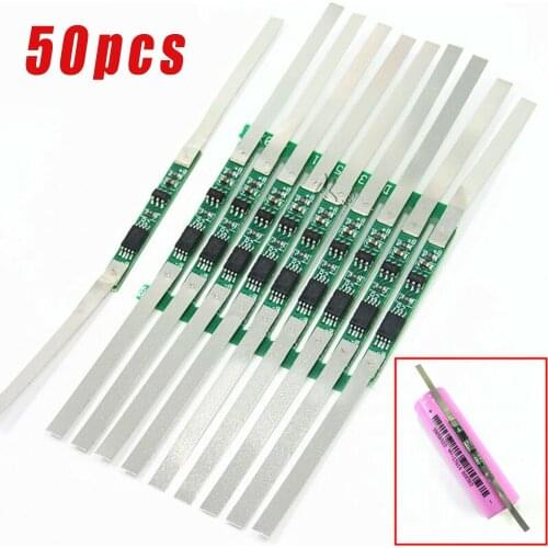 50pcs 3A BMS Protection Board For 1S 3.7V 18650 Li-ion Lithium Battery Cell Kit Brand New And High Quality
