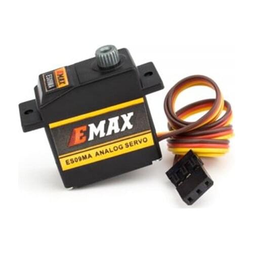 Gift Emax ES09MA (Dual-Bearing) Specific Swash Servo for 450 Helicopters RC Plane Fpv Racing Drone