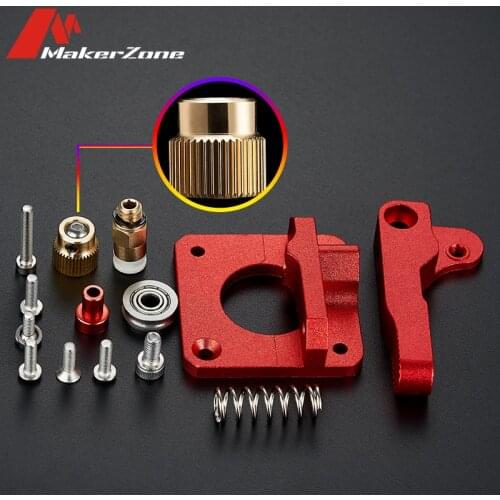 CR10 Remote Direct Extruder Aluminum Extrusion 1.75mm Right Left Hand Arm Full Metal Bowden 3D Printers Parts with 40 Tooth Gear