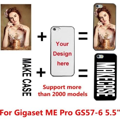 DIY Personalized custom photo name Customize printing your design picture cover case for Gigaset ME Pro GS57-6 5.5"