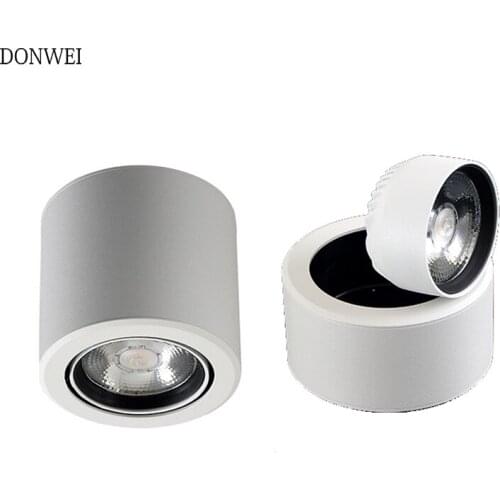 LED Surface Ceiling Light 3W 5W 7W 10W Ceiling Lamp 220V 110V Foldable and Rotatable COB Spot light for Living room Home Decor