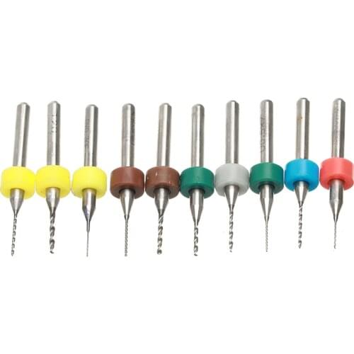 0.3-1.2mm Tungsten Steel Carbide Drill Bit Set For Watch Repair Circuit Board Tungsten Watchmaker Repair Tool