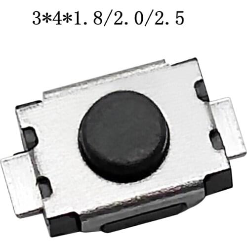 10pcs High quality copper foot TS-A010 3 x 4 band fixed point light touch switch