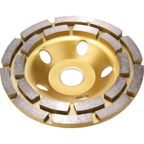 125mm Diamond Grinding Wheels Cup Double Row Grinding Disc Brick Concrete Cut for Angle Grinder