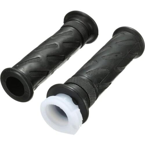 2pcs/set 7/8" 22mm Handlebar Hand Grips For Honda CBR 250R 929 954 RR Black