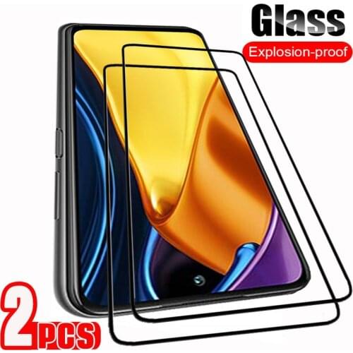2PCS Protective Glass for Xiaomi Poco M3 Pro Tempered Glass Xiomi Poco M 3 m3+ pocophone m3 pro Screen Protector Toughened Film